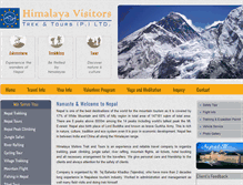 Tablet Screenshot of himalayavisitors.com